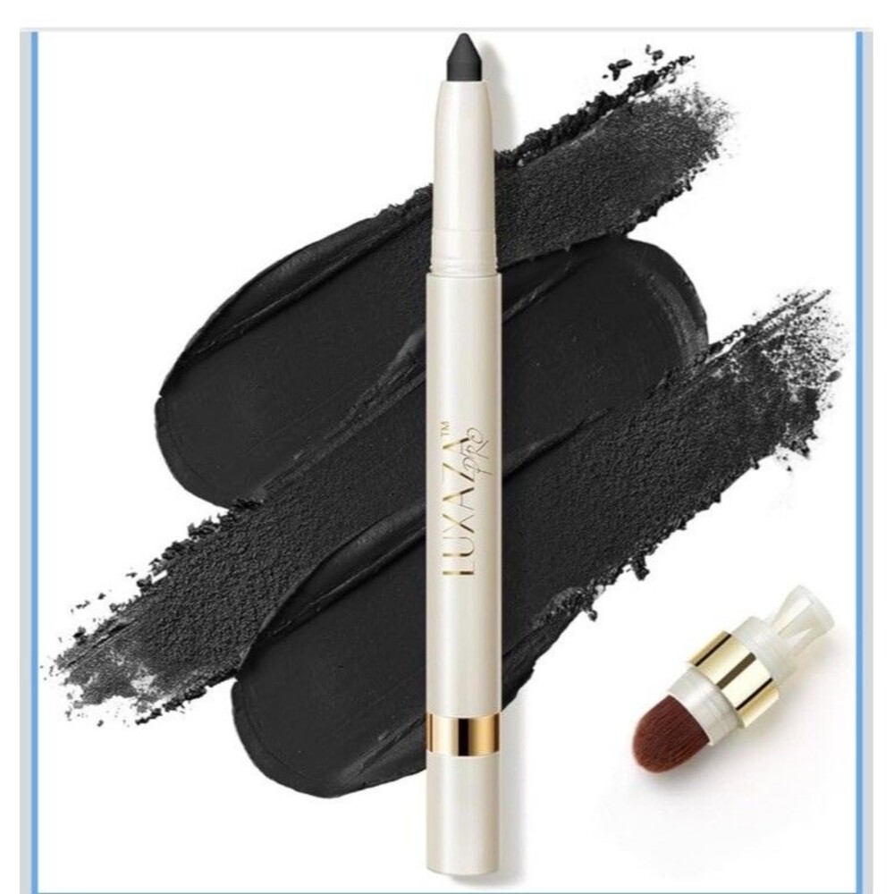 LUXAZA 3Pcs Eyeshadow Stick Matte And Shimmer Creamy Eyeshadow Pencil Goth Gaze